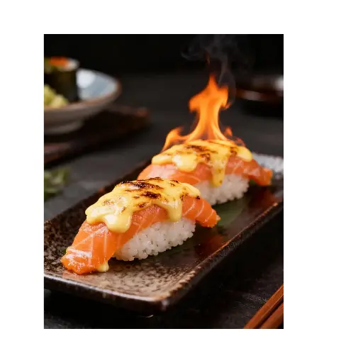 芝士鰻魚火焰壽司